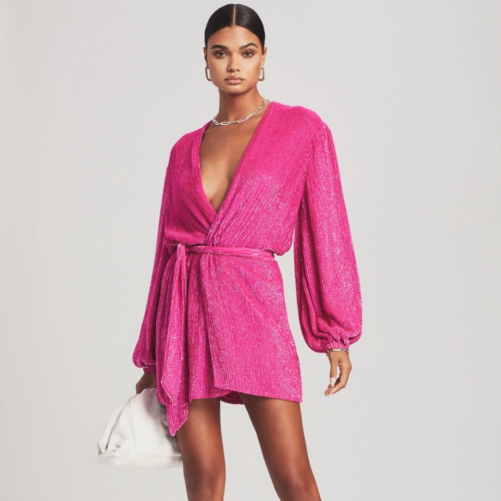 Retrofete Gabriel Robe Hot Pink